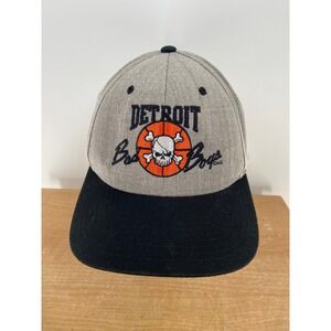 Detroit Bad Boys Hat The Classics by Yupoong Men's Adjustable Gray Black